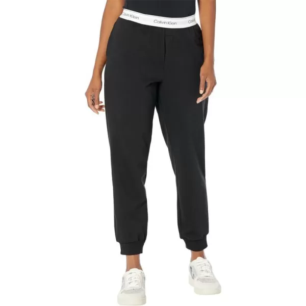 Calvin Klein Womens Modern Cotton Lounge JoggersBlack