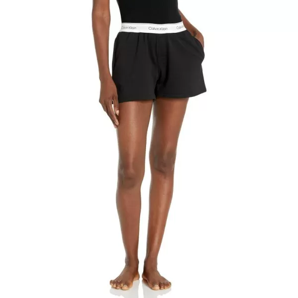 Calvin Klein Womens Modern Cotton Lounge Sleep ShortsBlack