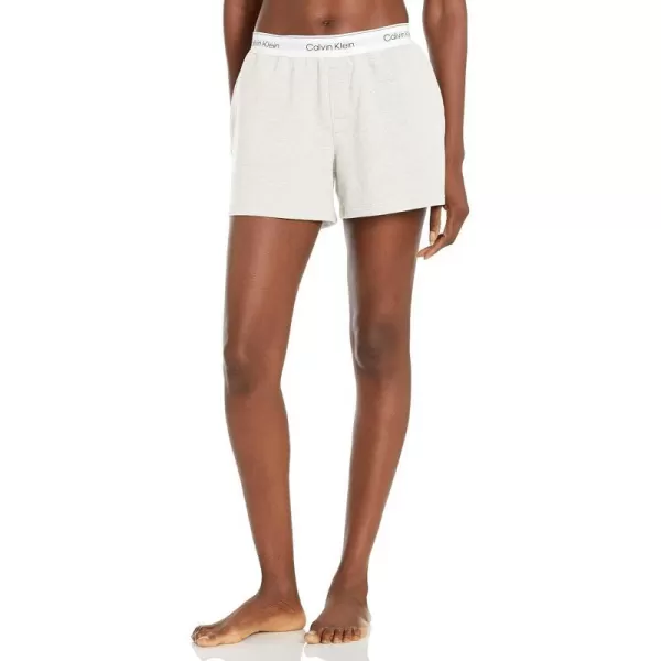 Calvin Klein Womens Modern Cotton Lounge Sleep ShortsSnow Heather