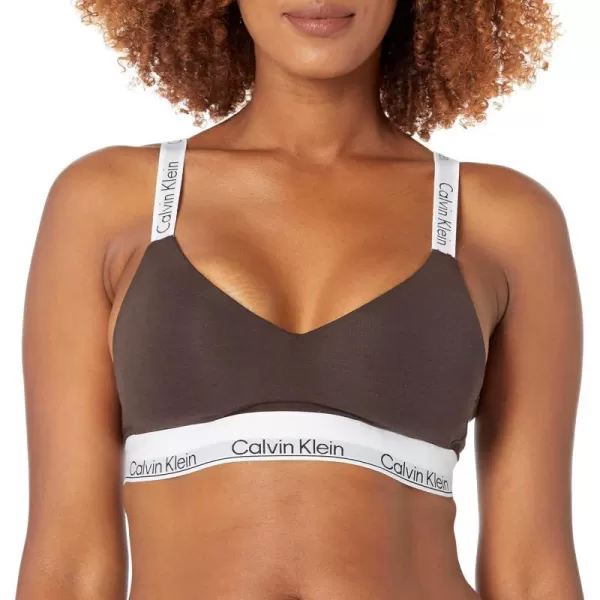 Calvin Klein Womens Modern Cotton Naturals Lightly Lined Wireless BraletteWoodland