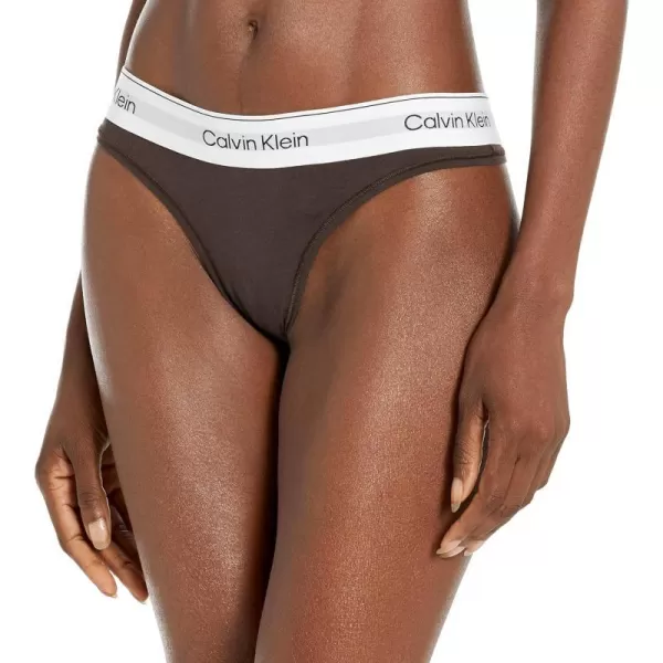 Calvin Klein Womens Modern Cotton Naturals ThongWoodland