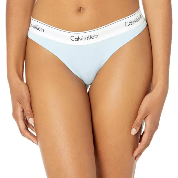 Calvin Klein Womens Modern Cotton Stretch Thong PantiesRain Dance