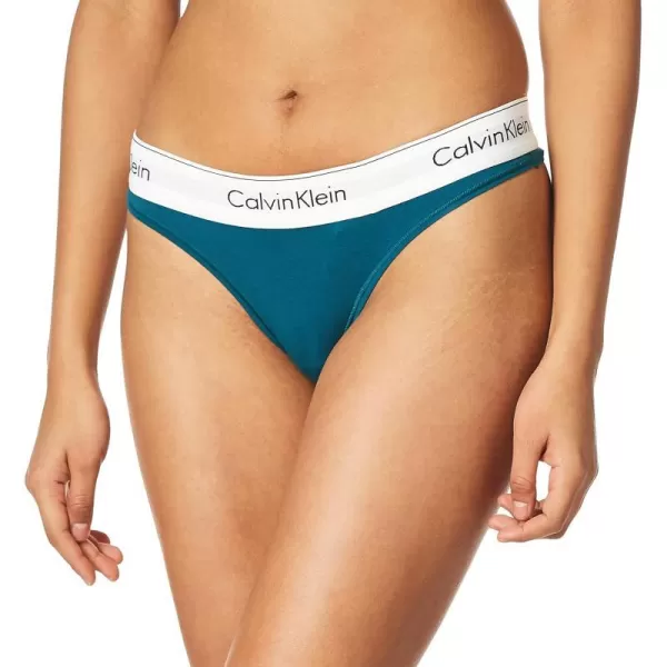 Calvin Klein Womens Modern Cotton Stretch Thong PantiesTopaz Gemstone