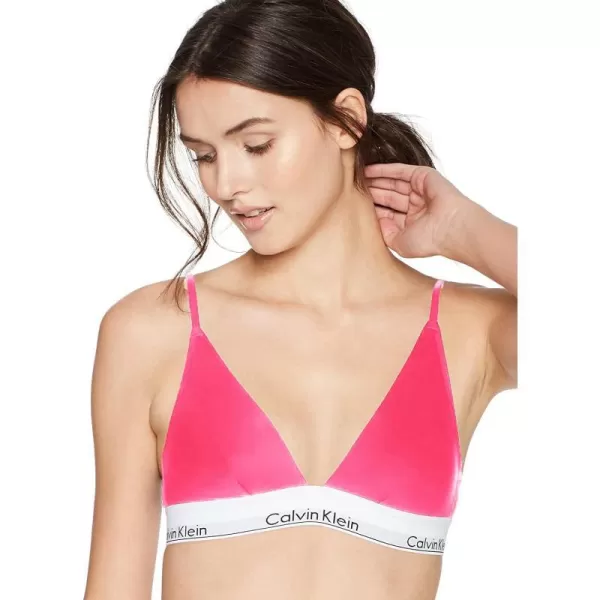 Calvin Klein Womens Modern Cotton Triangle BraRaspberry Sorbet