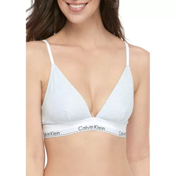 Calvin Klein Womens Modern Cotton Triangle BraWhite