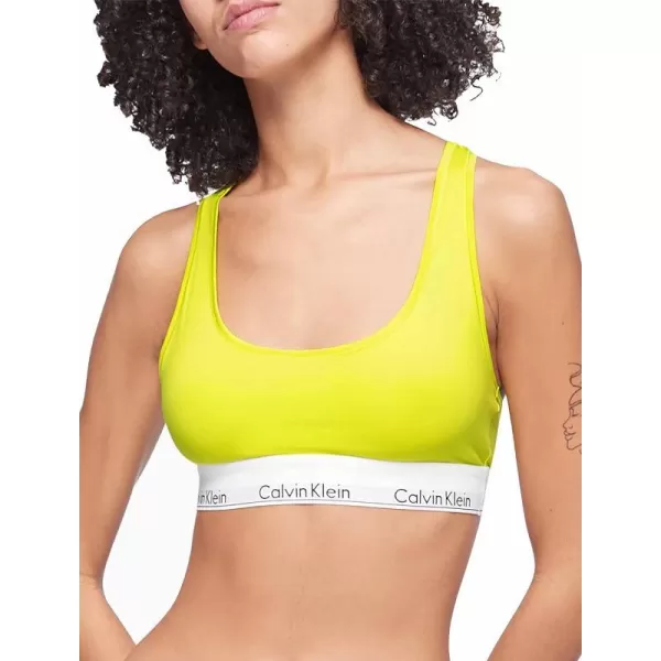 Calvin Klein Womens Modern Cotton Unlined Wireless BraletteCitrina