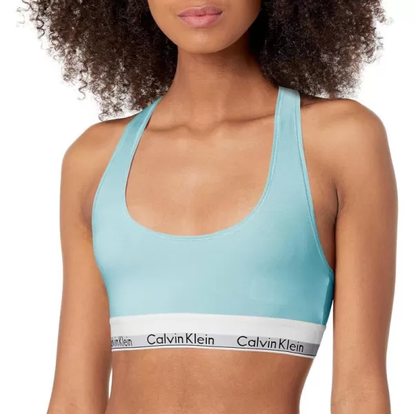 Calvin Klein Womens Modern Cotton Unlined Wireless BraletteFrost Blue