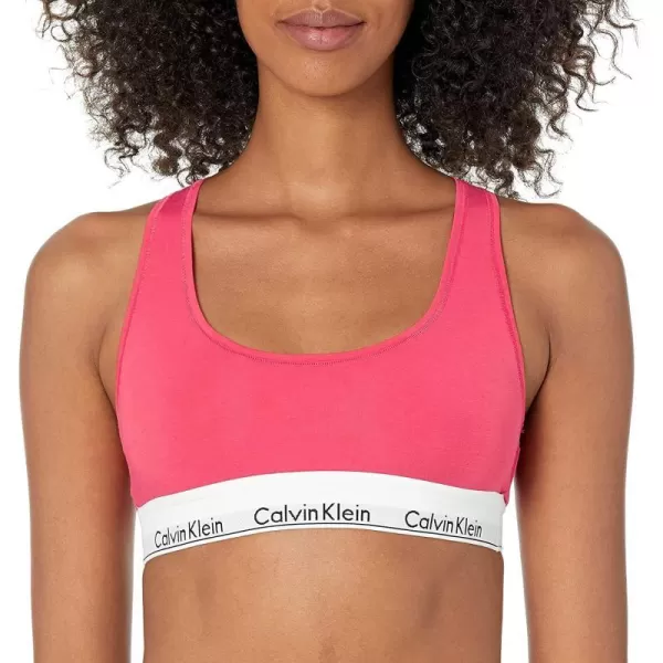 Calvin Klein Womens Modern Cotton Unlined Wireless BraletteRaspberry Sorbet