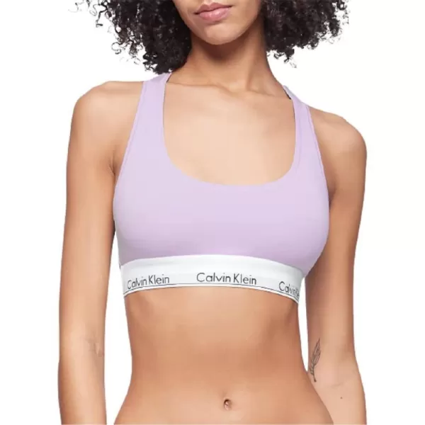 Calvin Klein Womens Modern Cotton Unlined Wireless BraletteVervain Lilac