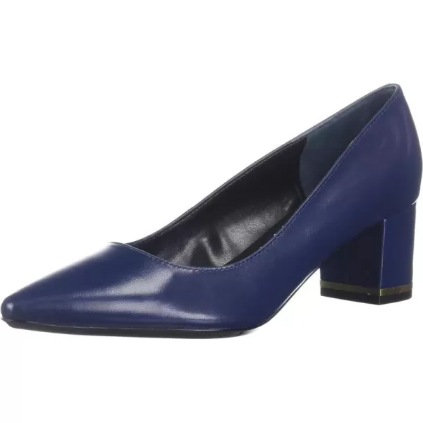 Calvin Klein Womens NitaDark Navy Leather