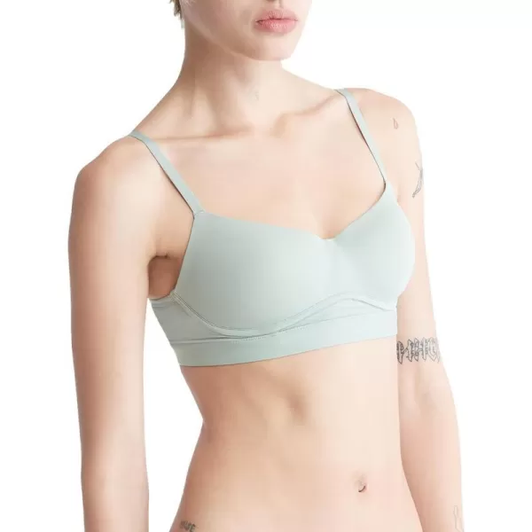 Calvin Klein Womens Perfectly Fit Flex Lightly Lined Wirefree BraletteSage Meadow