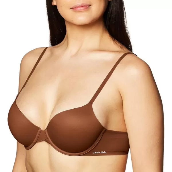 Calvin Klein Womens Perfectly Fit Lightly Lined Tshirt Bra With Memory TouchCinnamon