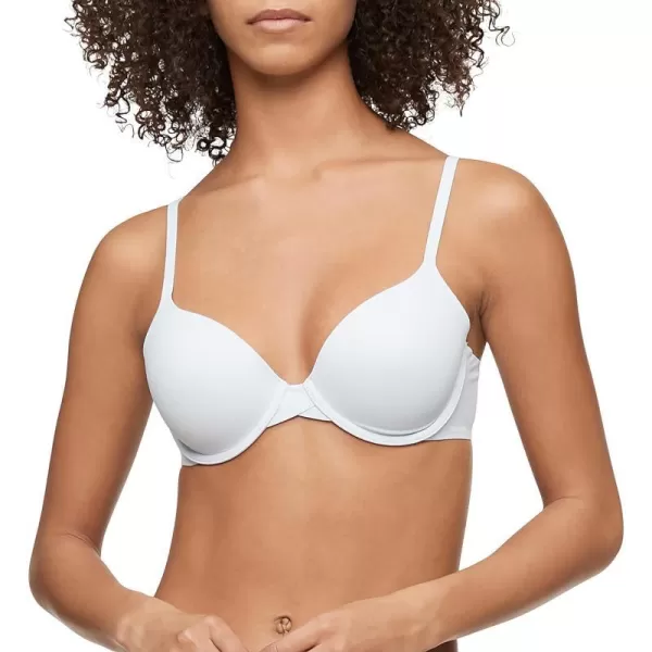 Calvin Klein Womens Perfectly Fit Lightly Lined Tshirt Bra With Memory TouchPolished Blue