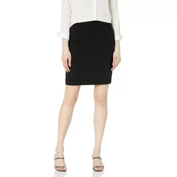 Calvin Klein Womens Petite Lux Straight SkirtBlack