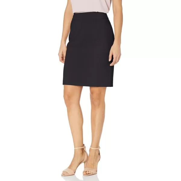 Calvin Klein Womens Petite Lux Straight SkirtNavy