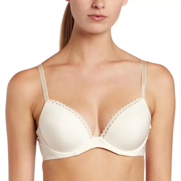 Calvin Klein Womens Seductive Comfort Customized Lift BraIvory