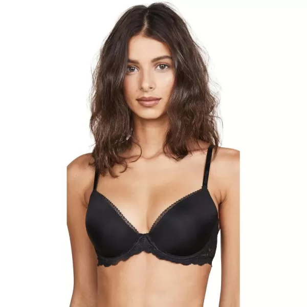 Calvin Klein Womens Seductive Comfort with Lace Demi BraBlack