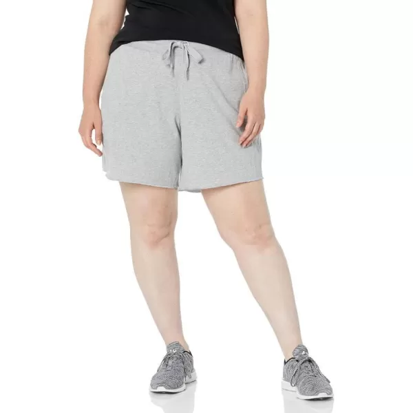 Calvin Klein Womens Size Performance Womans Plus Active ShortPearl Grey Heather