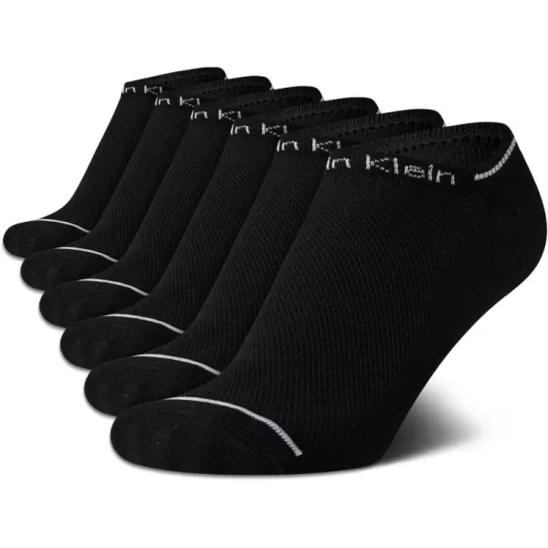 Calvin Klein Womens Socks  Cushion No Show Socks 6 PackBlack Cushion