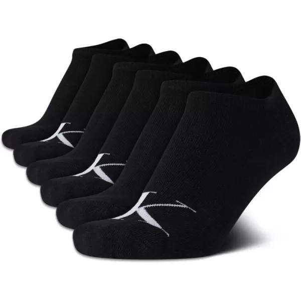 Calvin Klein Womens Socks  Cushion No Show Socks 6 PackBlack Monogram