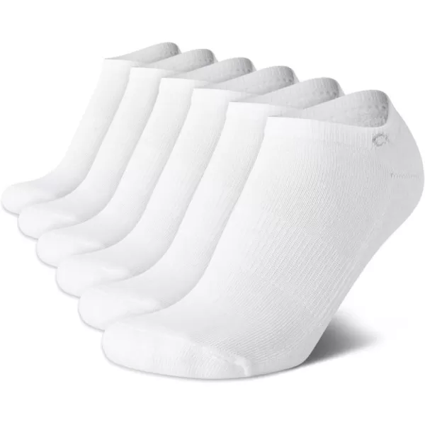 Calvin Klein Womens Socks  Cushion No Show Socks 6 PackPure White