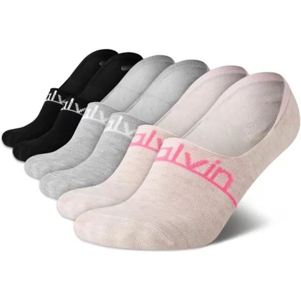 Calvin Klein Womens Socks  Lightweight No Show Liners 6 PackAssorted