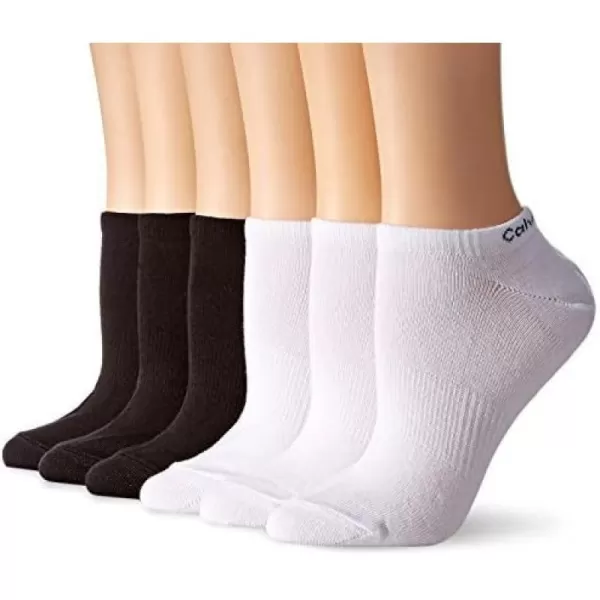 Calvin Klein Womens Socks  Lightweight No Show Socks 6 PackMulti