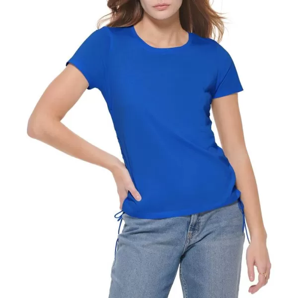 Calvin Klein Womens Sportswear Essential Comfortable Cotton Modal Jersey T ShirtKlein Blue