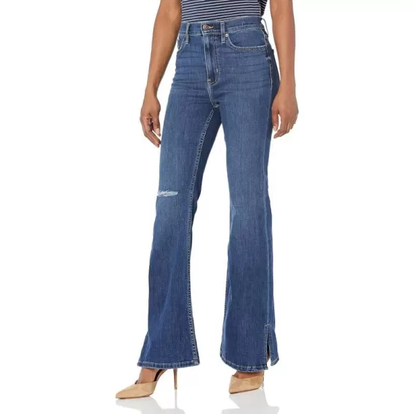 Calvin Klein Womens Super Hi Rise Side Split Flare DenimLexington