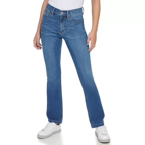 Calvin Klein Womens Super High Rise Straight DenimVenetian