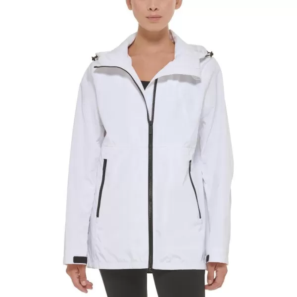 Calvin Klein Womens Wind Breaker Performance Running JacketWhite