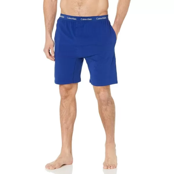 Calvin Klein mens Cotton Stretch Lounge Sleep ShortMidnight Blue