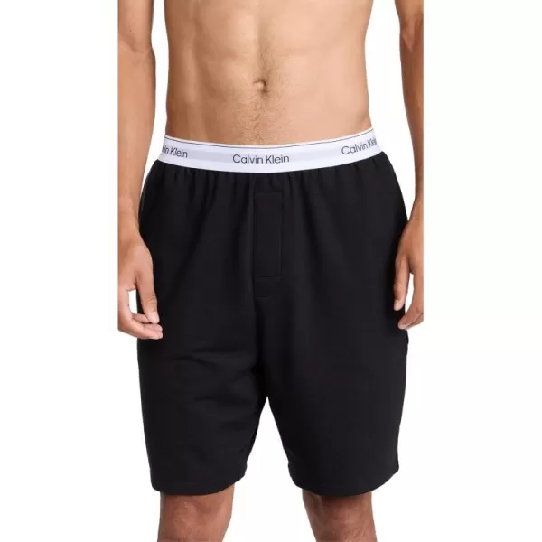 Calvin Klein mens Modern Cotton Lounge Sleep ShortsBlack