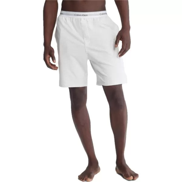 Calvin Klein mens Modern Cotton Lounge Sleep ShortsSnow Heather