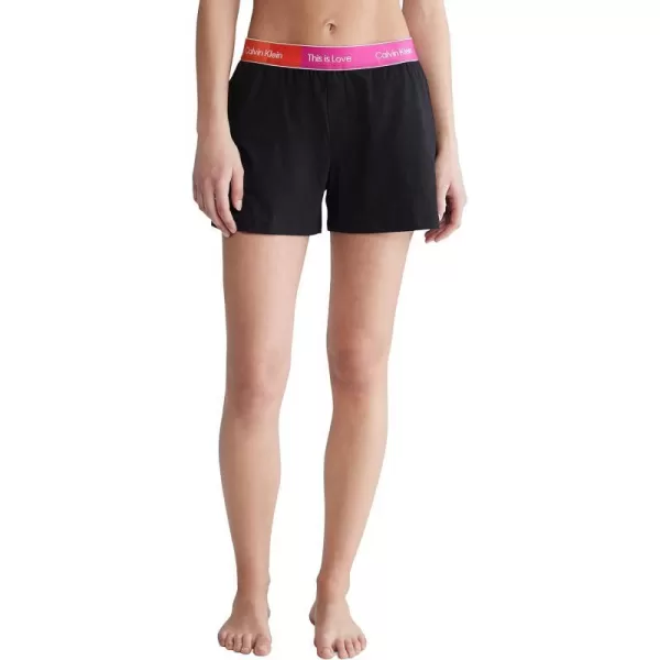 Calvin Klein womens This is Love Sleep ShortBlack