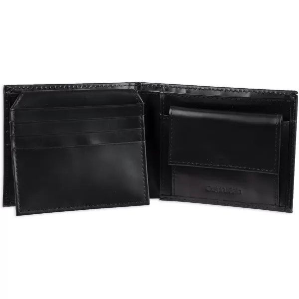 Calvin Klein Mens Wallet SetsMinimalist Card Cases Bifold WalletsBlack Coin Pocket  Bifold