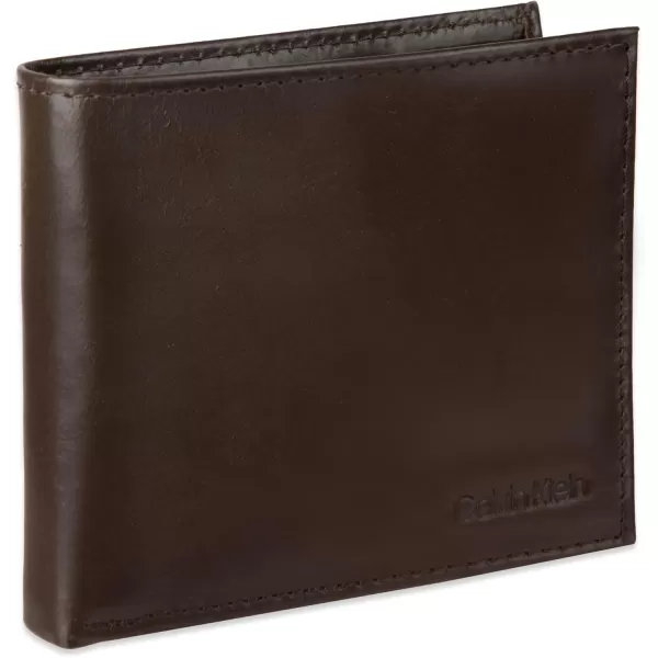 Calvin Klein Mens Wallet SetsMinimalist Card Cases Bifold WalletsBrown Coin Pocket  Bifold