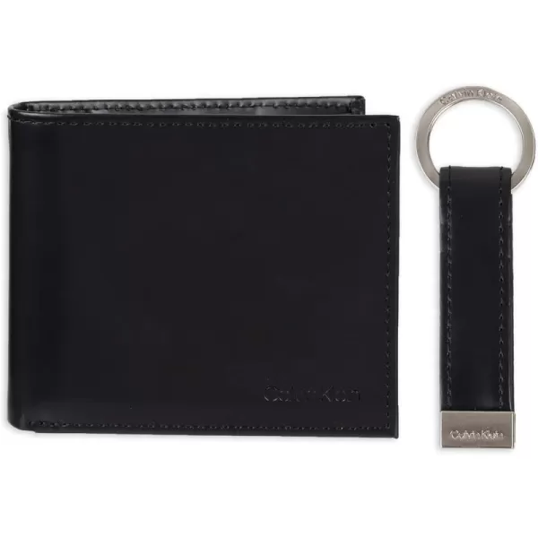 Calvin Klein Mens Wallet SetsMinimalist Card Cases Bifold WalletsBlack Coin Pocket  Bifold