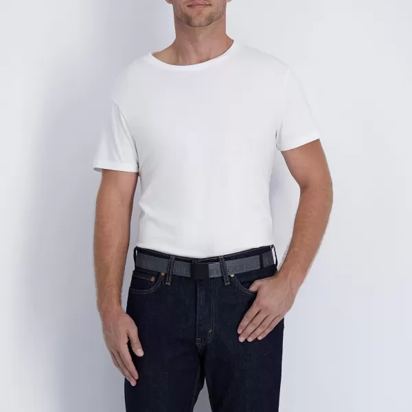 Calvin Klein Mens 38mm Web Belt with LogoGrey