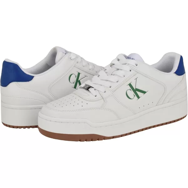 Calvin Klein Mens Acre SneakerWhite Multi 142