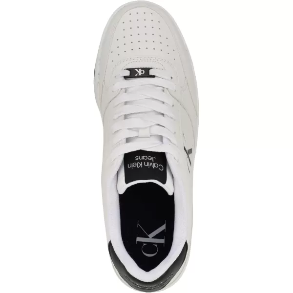 Calvin Klein Mens Acre SneakerWhiteBlack 140