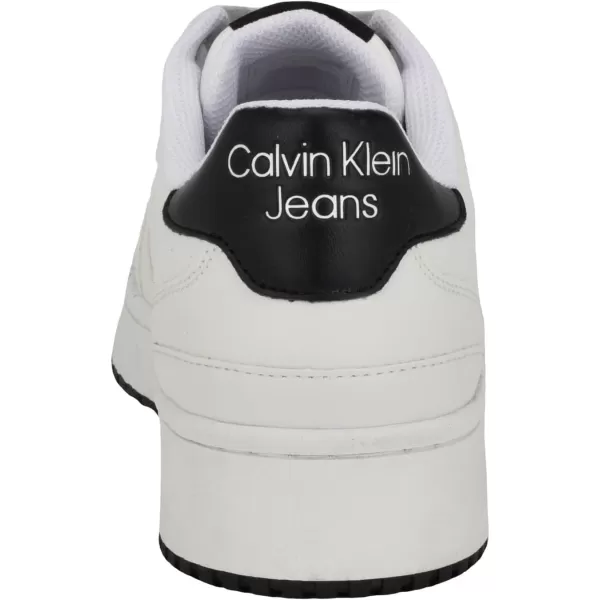 Calvin Klein Mens Acre SneakerWhiteBlack 140