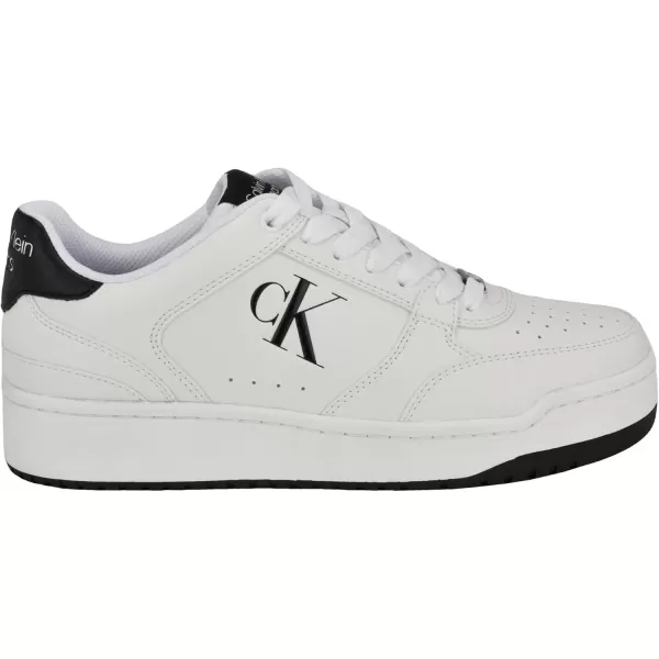 Calvin Klein Mens Acre SneakerWhiteBlack 140
