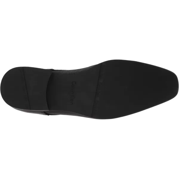 Calvin Klein Mens Bram Oxford Black Diamond LeatherBlack Diamond Leather