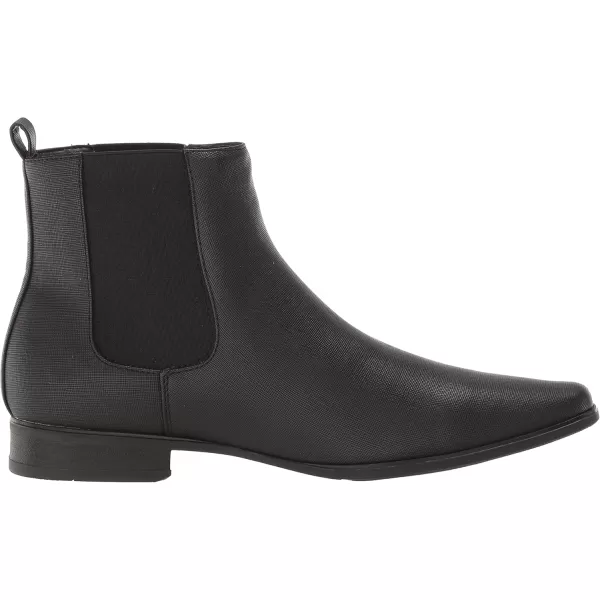 Calvin Klein Mens Brayden Chelsea BootBlack Saffiano