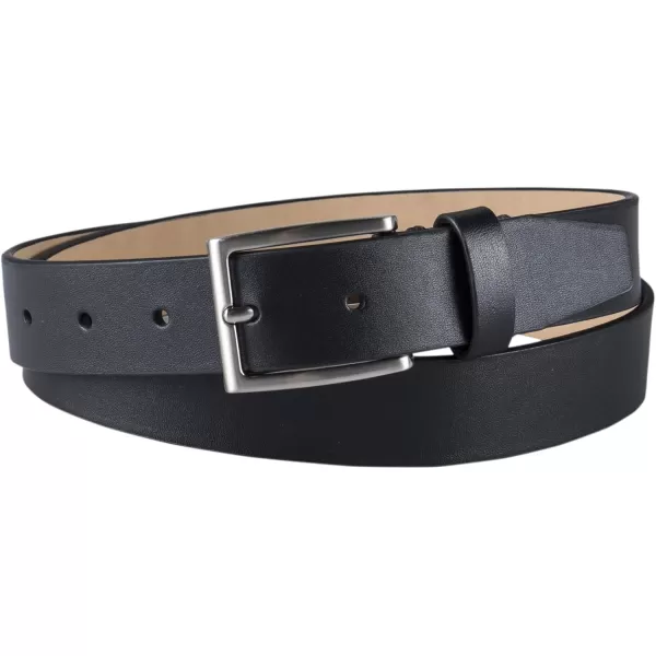 Calvin Klein Mens Modern Dress Minimalist Belt with Classic Harness BuckleBlack
