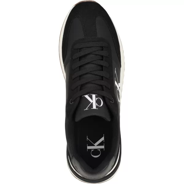 Calvin Klein Mens Pezrand SneakerBlackWhite 001