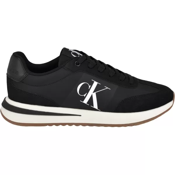 Calvin Klein Mens Pezrand SneakerBlackWhite 001