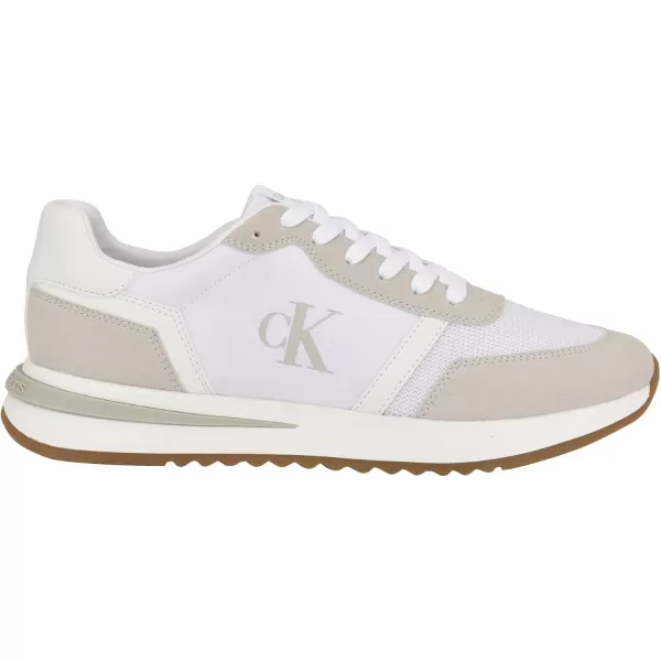 Calvin Klein Mens Picio SneakerLight GreyWhite 050