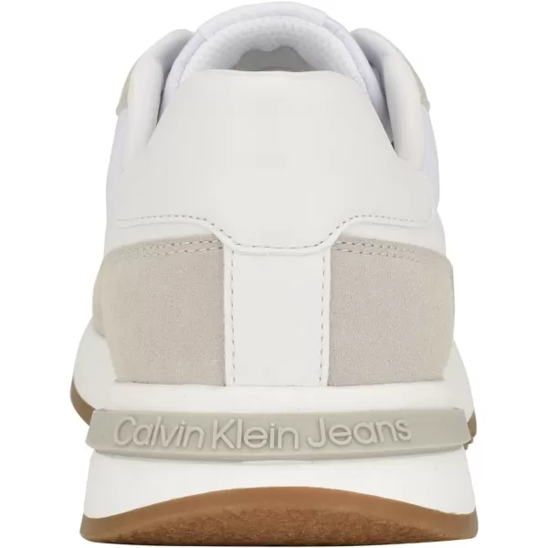 Calvin Klein Mens Picio SneakerLight GreyWhite 050